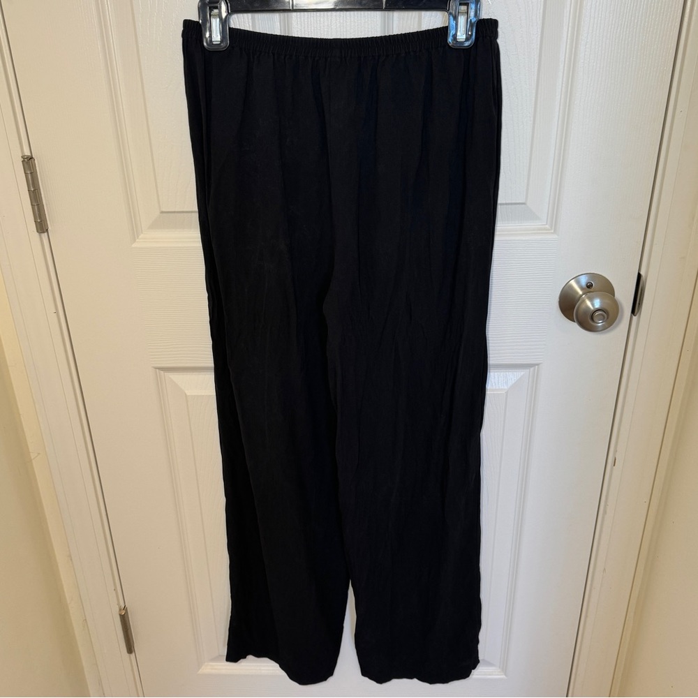 Eileen Fisher Black Straight Leg Pants